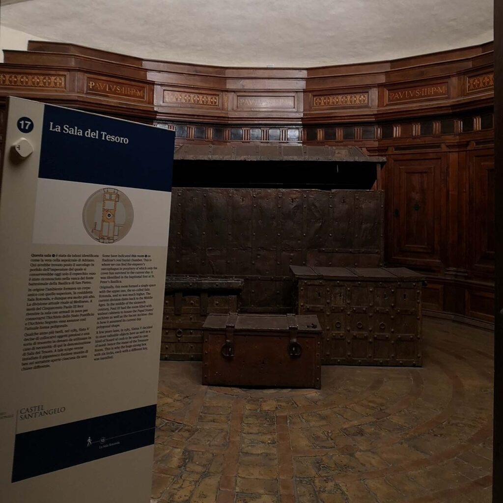 sala del tesoro castel sant angelo
